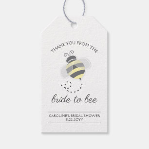 Cute Bride to Bee Honey Bridal Favour Gift Tag