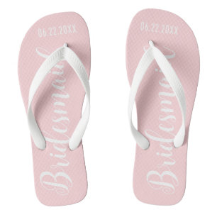 Cute Bridesmaid Pink Jandals