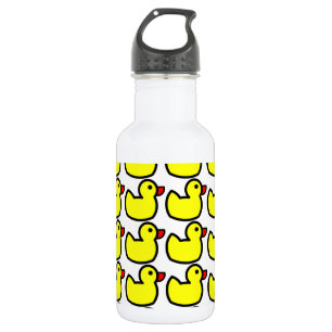 Cute Bright Yellow Rubber Ducky Pattern 532 Ml Water Bottle