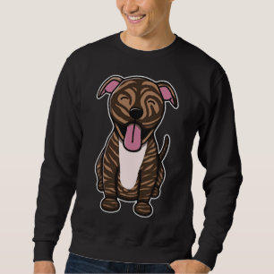 Cute Brindle Pitbull Sweatshirt