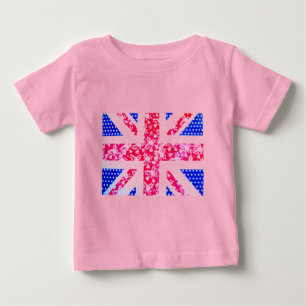 Cute British Flag Baby T-Shirt