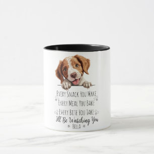 Cute Brittany Spaniel Dog Funny Custom Mug