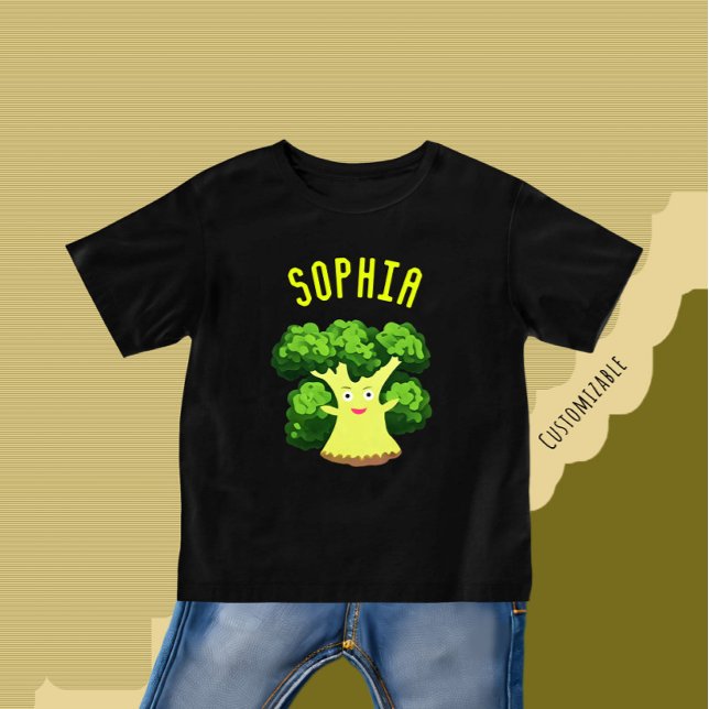 Cute broccoli baby T-Shirt (Creator Uploaded)