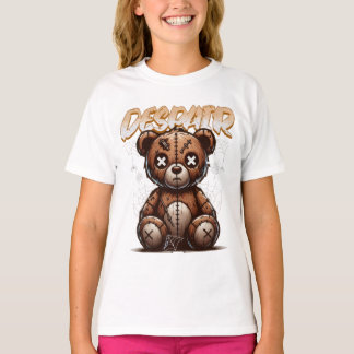 Cute Broken Teddy Kids T-Shirt 