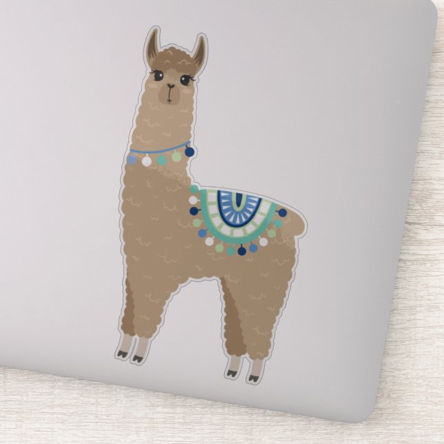 Cute Brown Alpaca (Detail)