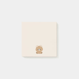 Cute Brown Bear Post-it Notes
