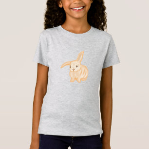 Cute Brown Bunny Rabbit - transparent. T-Shirt