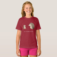 Cute Brown Cream Hedgehog Mouse Best Friends