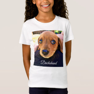 Cute Brown Dachshund Puppy Dog T-Shirt