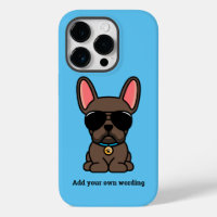 Cute Brown French Bulldog Case-Mate iPhone Case