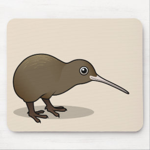 Cute Brown Kiwi from New Zealand Mouse Pad
