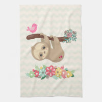 Cute Brown Sloth Hanging Upside down