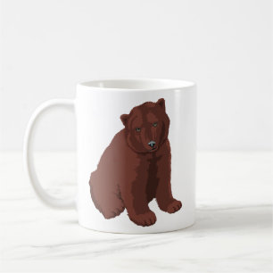 Cute Brown Teddy Bear Coffee – Cosy Kawaii Mug
