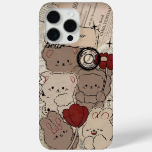 Cute Brown Teddy Bear iPhone Case 🐻📱 – Soft, Sty