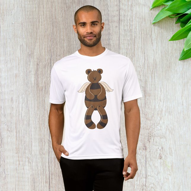 Cute Brown Teddy Bear with Angel Wings  T-Shirt (Creator Uploaded)