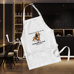 Cute BROWNS & BLACKS Cooking Dachshund Standard Apron
