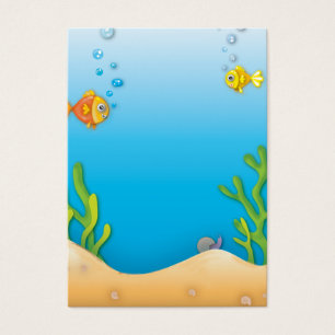 cute bubble fish underwater scene