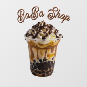 Cute bubble tea, boba tea