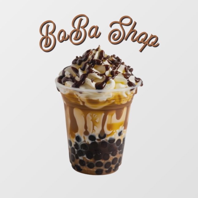  Cute bubble tea, boba tea (Sheet)