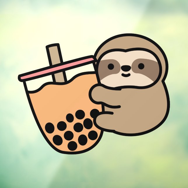 Cute Bubble Tea & Sloth (Sheet 3)