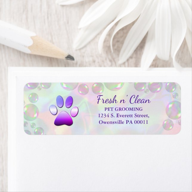 Cute Bubbles Dog Paw Grooming Service (Insitu)