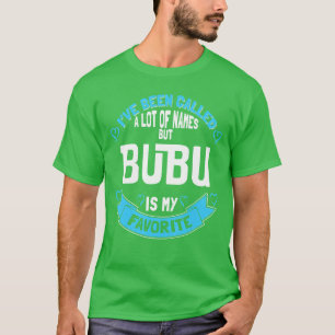 Cute Bubu for Grandmother Gift for Bubu retro vint T-Shirt