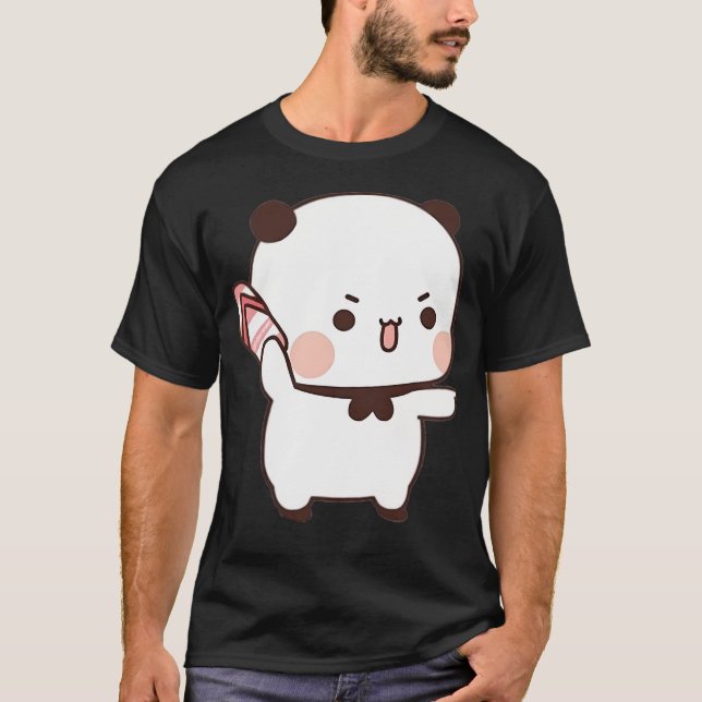 Cute Bubu Is Throwing T-Shirt (Front)