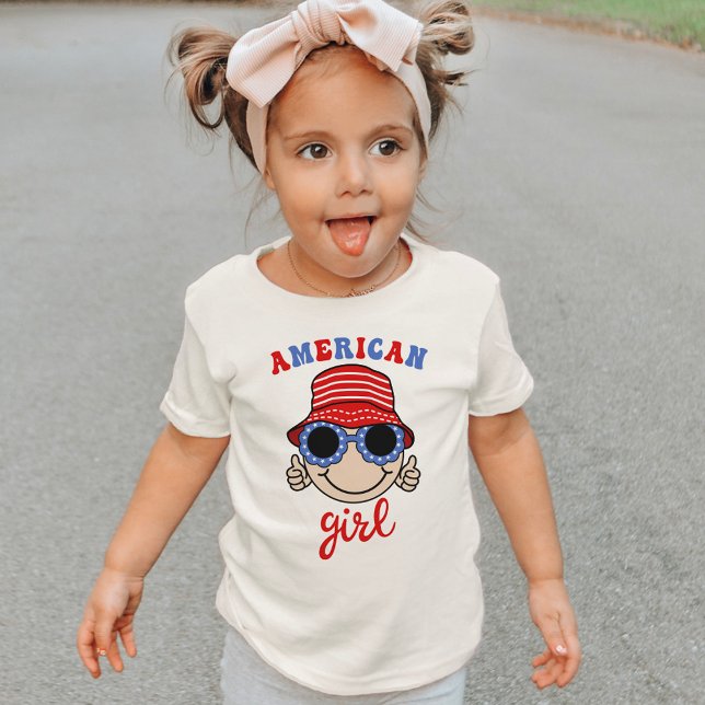 Cute Bucket Hat American Girl T-Shirt (Creator Uploaded)