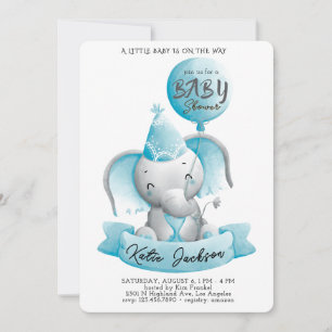 Cute Budget Baby Shower Invitation