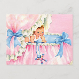 cute budget BABY SHOWER Invitation Postcard