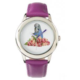 Cute Budgies Design Watch