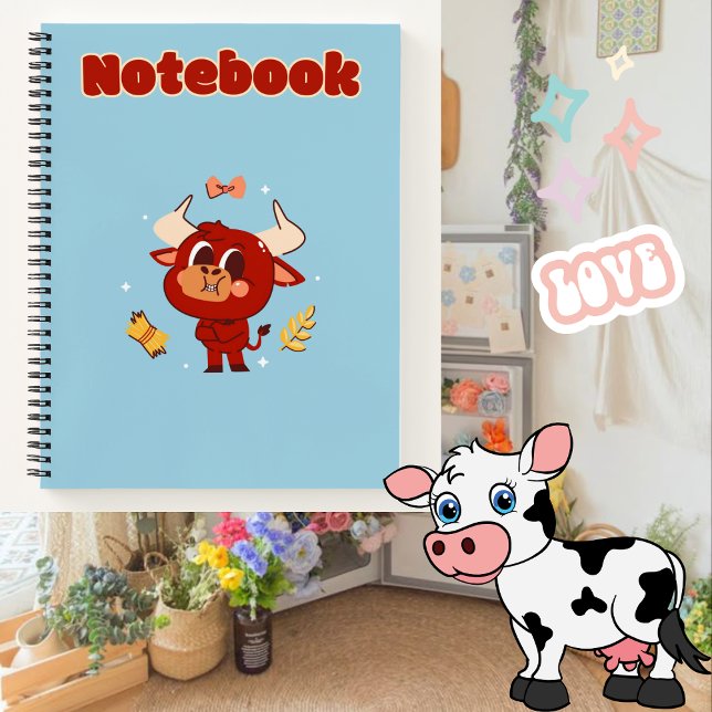 Cute buffalo 🧡💗🥨✨ notebook (Creator Uploaded)