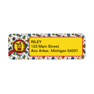 Cute Bug and Insect Kids Return Address