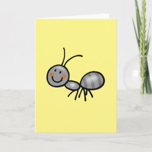 cute bug ant card
