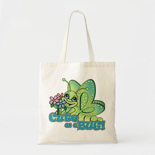 Cute Bug Tote Bag (Front)