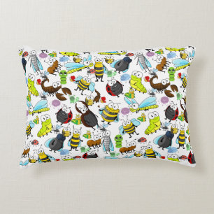 Cute Bugs Decorative Cushion