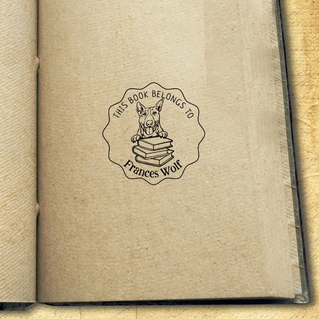 Cute Bull Terrier Dog Rubber Stamp (Creator Uploaded)