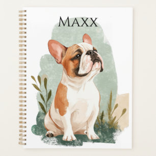 Cute Bulldog 2026 Planner Book   Lovely Bulldog