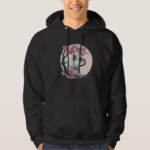 Cute Bulldog Cherry Blossom Dog Breed Japanese Wat Hoodie