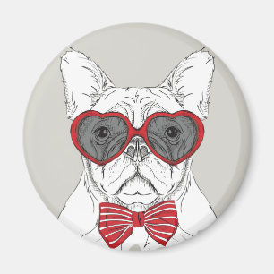 Cute Bulldog Magnet