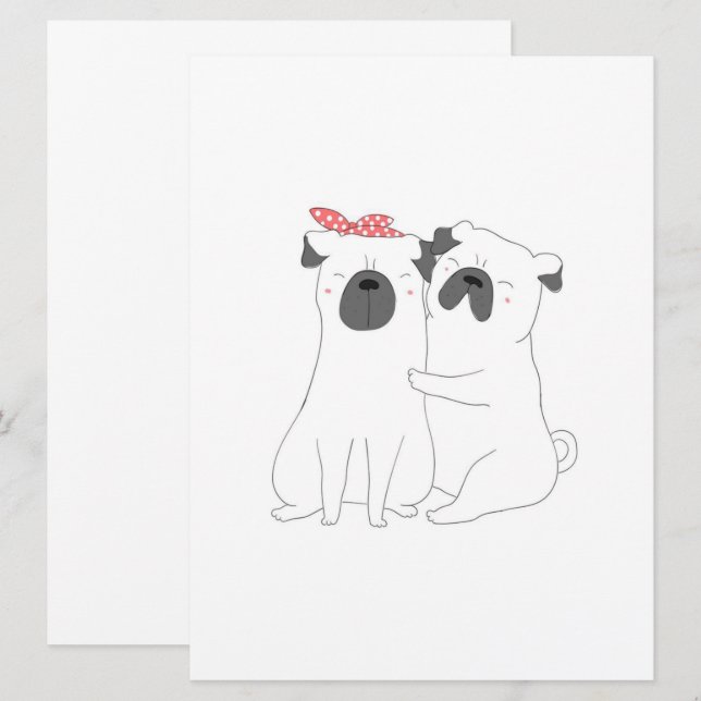 Cute Bulldog | Matching Dog Lover Gift (Front/Back)
