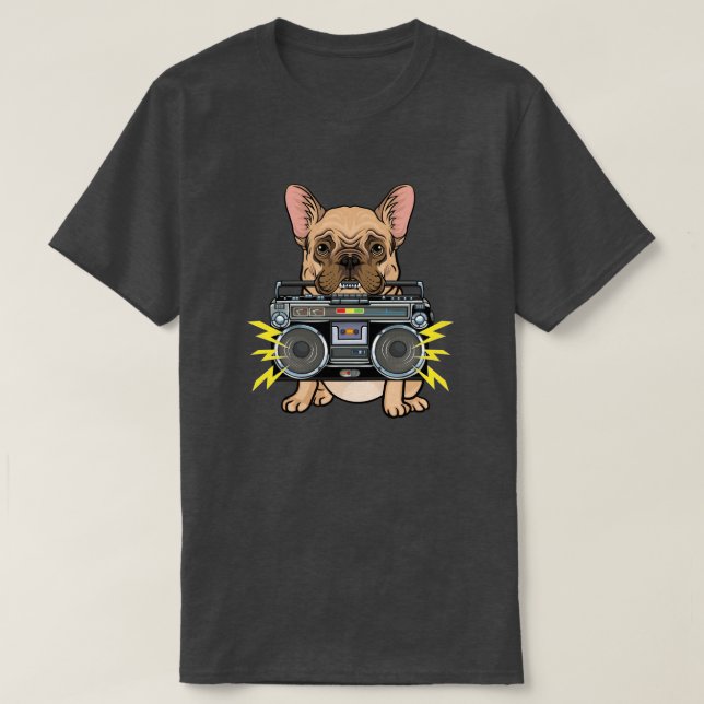 Cute Bulldog T-Shirt (Design Front)