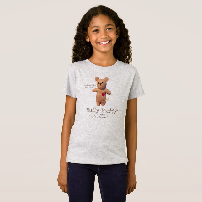 Cute Bully Buddy Don’t Be a Bully Kids T-Shirt (Front Full)