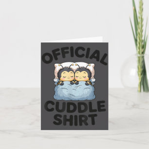 Cute Bumble Bee Couple Cuddle Card