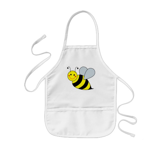 Cute Bumble Bee Kids Apron (Front)