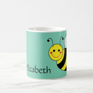 Cute Bumble Bee Personalised Coffee Mug