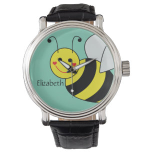 Cute Bumble Bee Personalised Watch