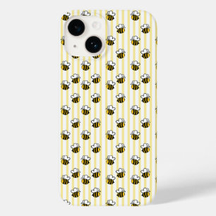 Cute Bumble Bee Seamless Pattern Case-Mate iPhone 14 Case