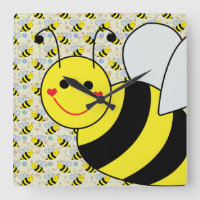 Cute Bumble Bee with Pattern