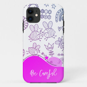 Cute Bumble bees  iPhone Case